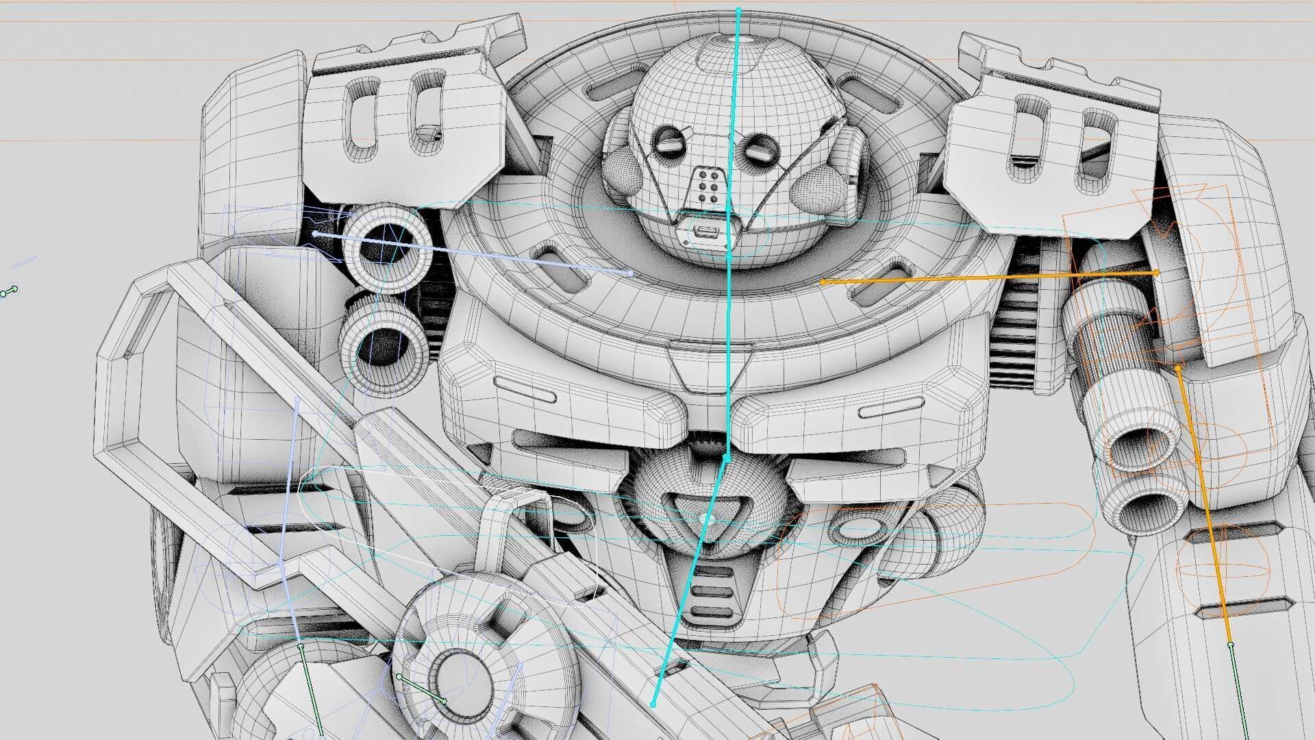 DOOM FIGHTER V-1  Rigged for Unreal Engine - Unity - MIXAMO 3D model_42