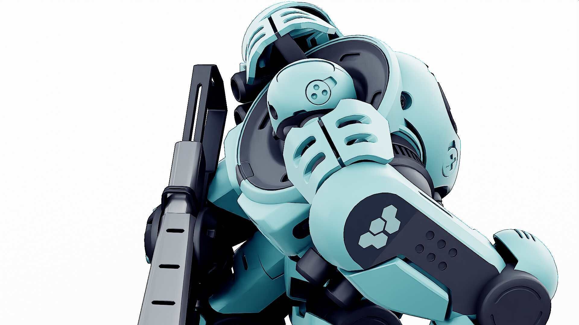 DOOM FIGHTER V-1  Rigged for Unreal Engine - Unity - MIXAMO 3D model_25