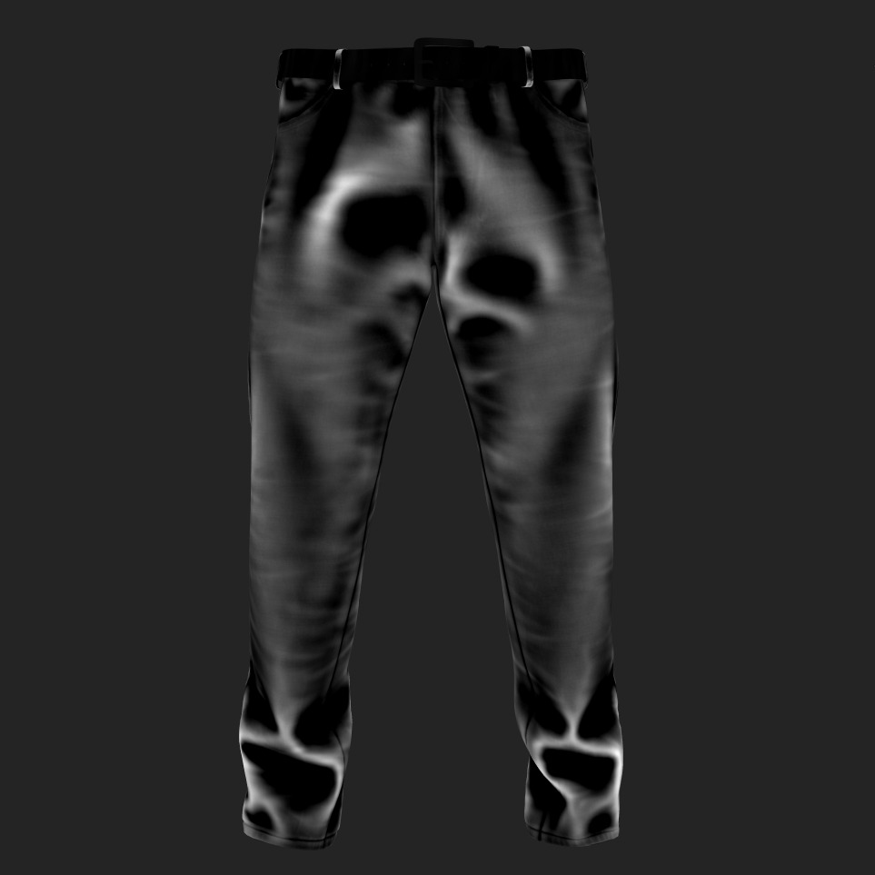 Realistic 3D Jeans Model  High-Quality Textured Asset Low-poly 3D model_3