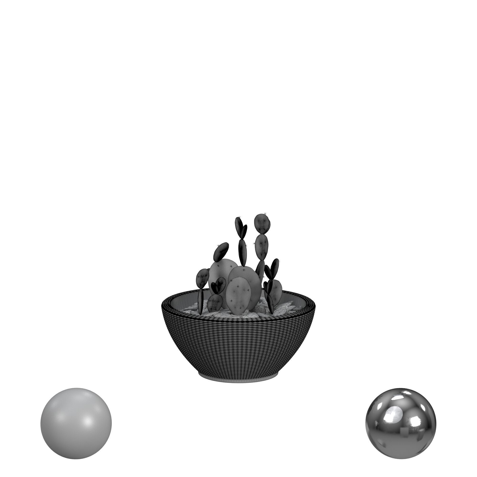 plants set 3D model_3