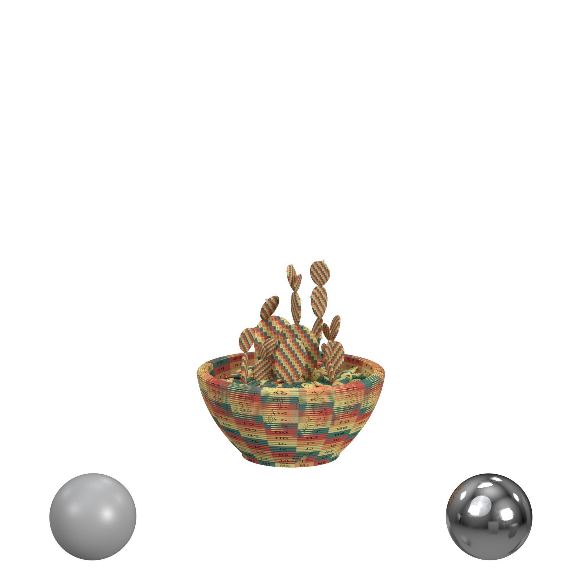 plants set 3D model_2