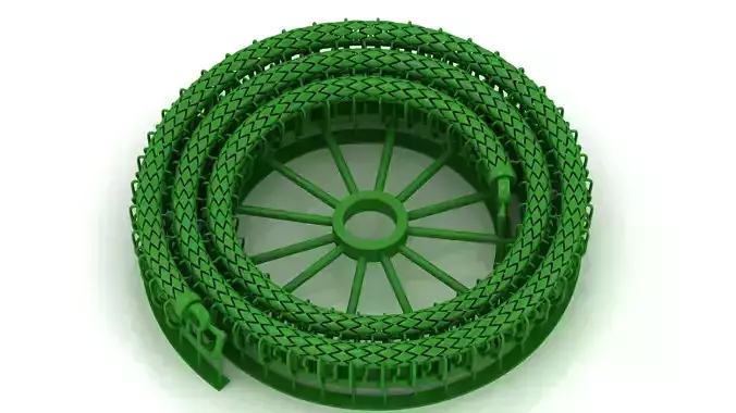 5 MM TOP PERMIUM UNISEX CHAIN SPIRAL READY TO PRINT 3D print model