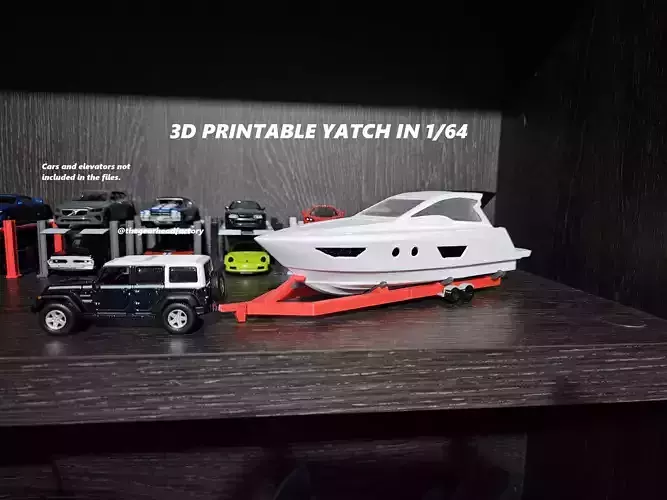 3D PRINTABLE 1-64 YATCH