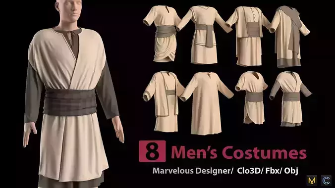8 Mens Costumes