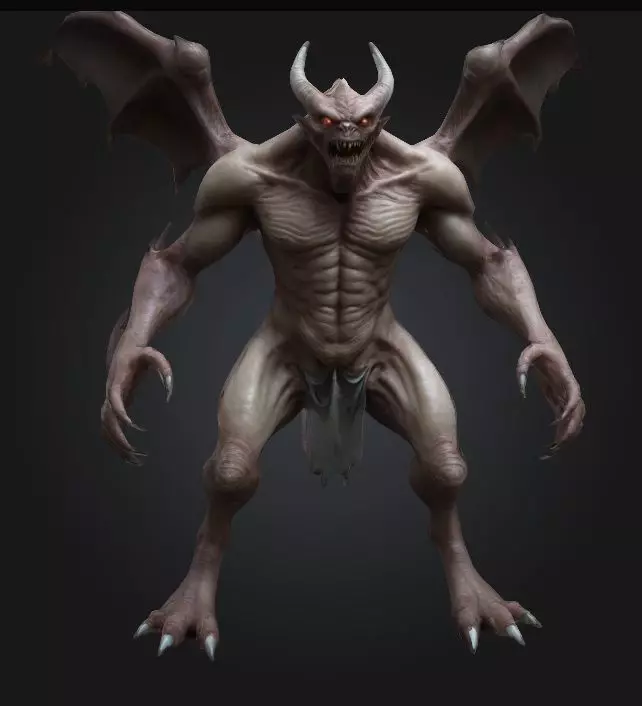 3D character model Rigged  character Animated character Low-poly 3D model_0