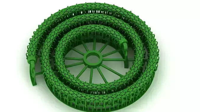 6MM TOP PERMIUM UNISEX CHAIN SPIRAL READY TO PRINT 3D print model