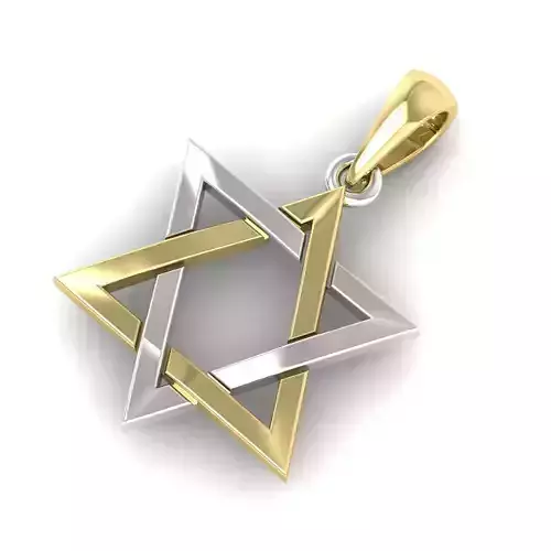 Star Divide Pendant 3dm and stl file