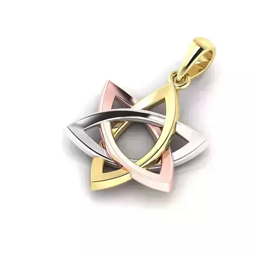 Star of David Pendant 3d Model 3D print model
