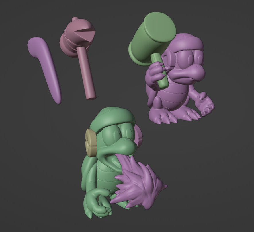 Boomerang Hammer Bros Super Mario Bros 3 3D print model_7