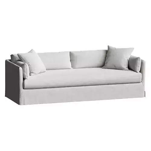 Rivera Slipcovered Sofa 3D model