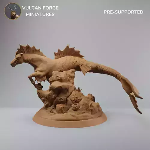 Hippocampus mythology seahorse swimming - pre supported