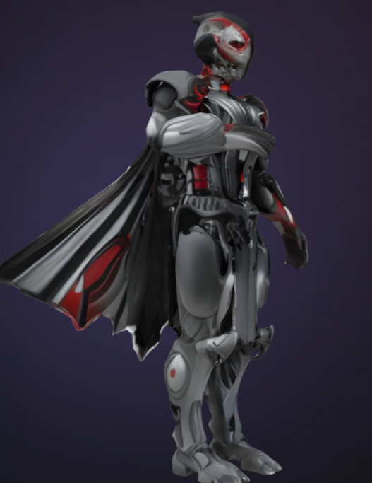 3D Robot Character 3D model_1