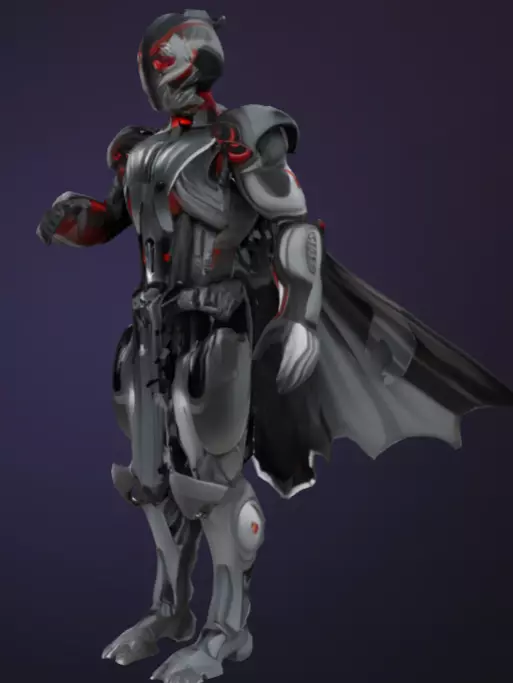 3D Robot Character 3D model_0