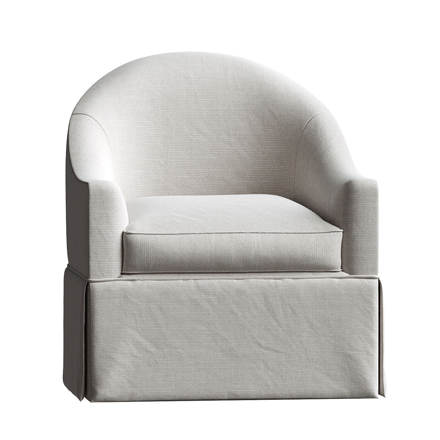 Grace Swivel Chair 3D model_2