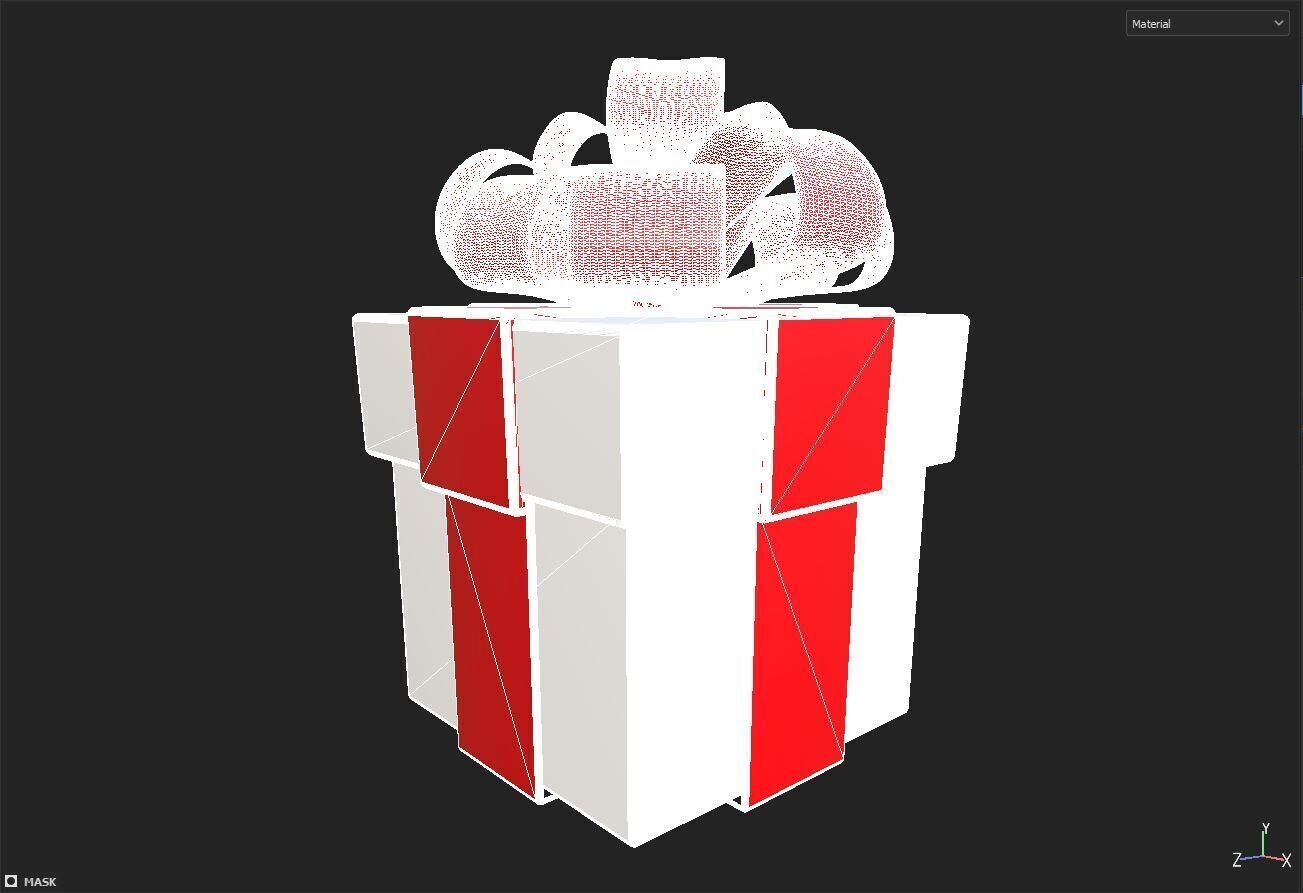 Gift Box 3D model_6