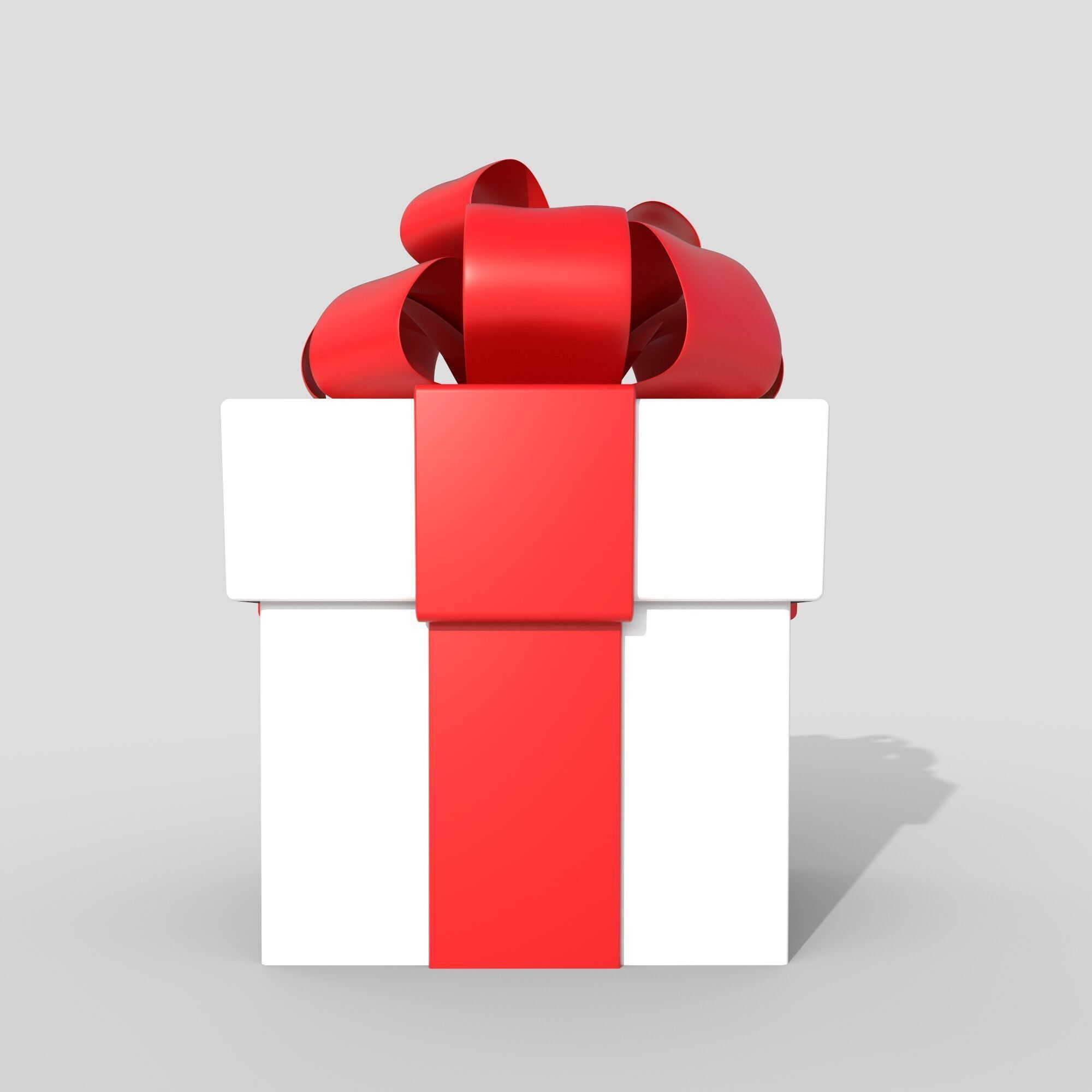 Gift Box 3D model_3