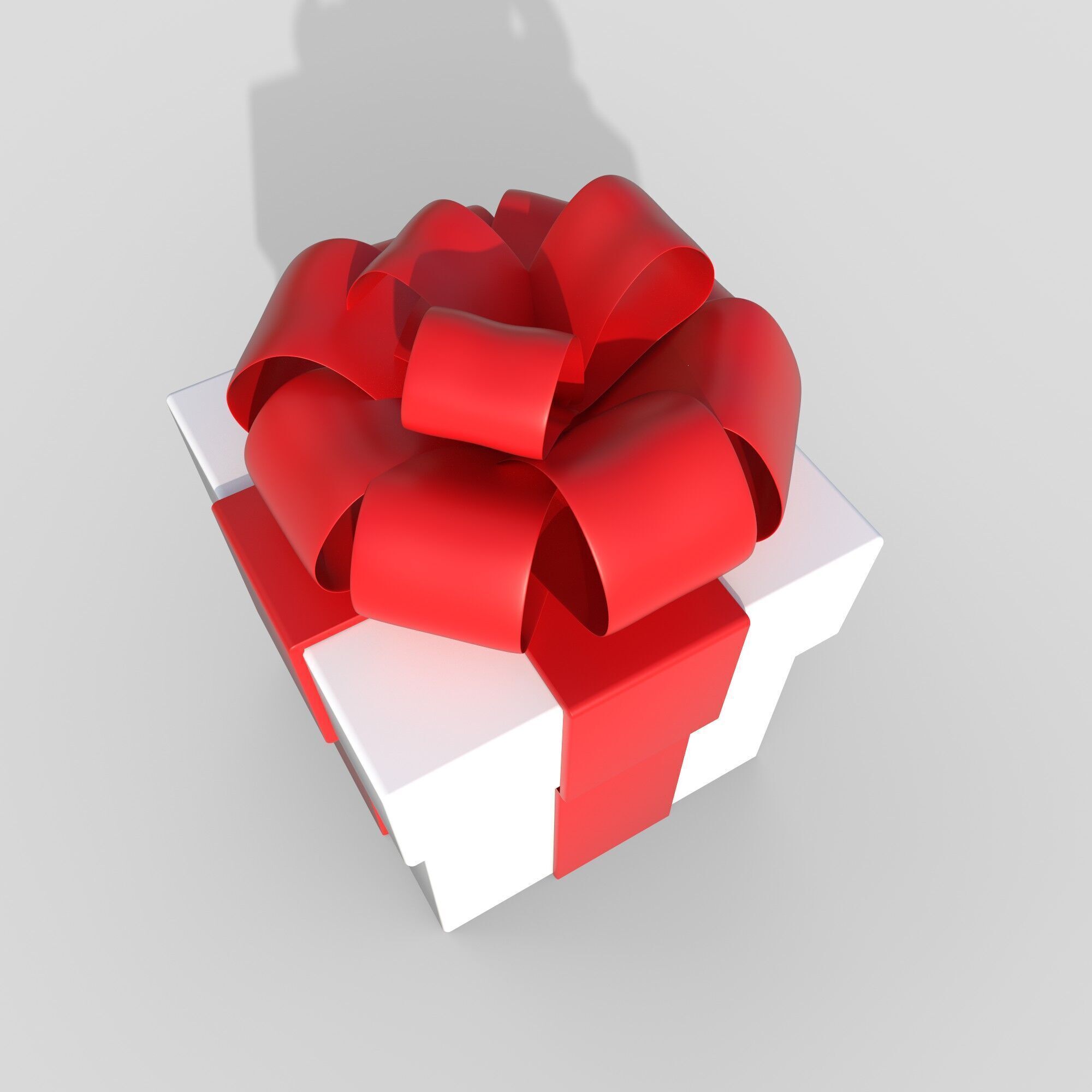 Gift Box 3D model_4