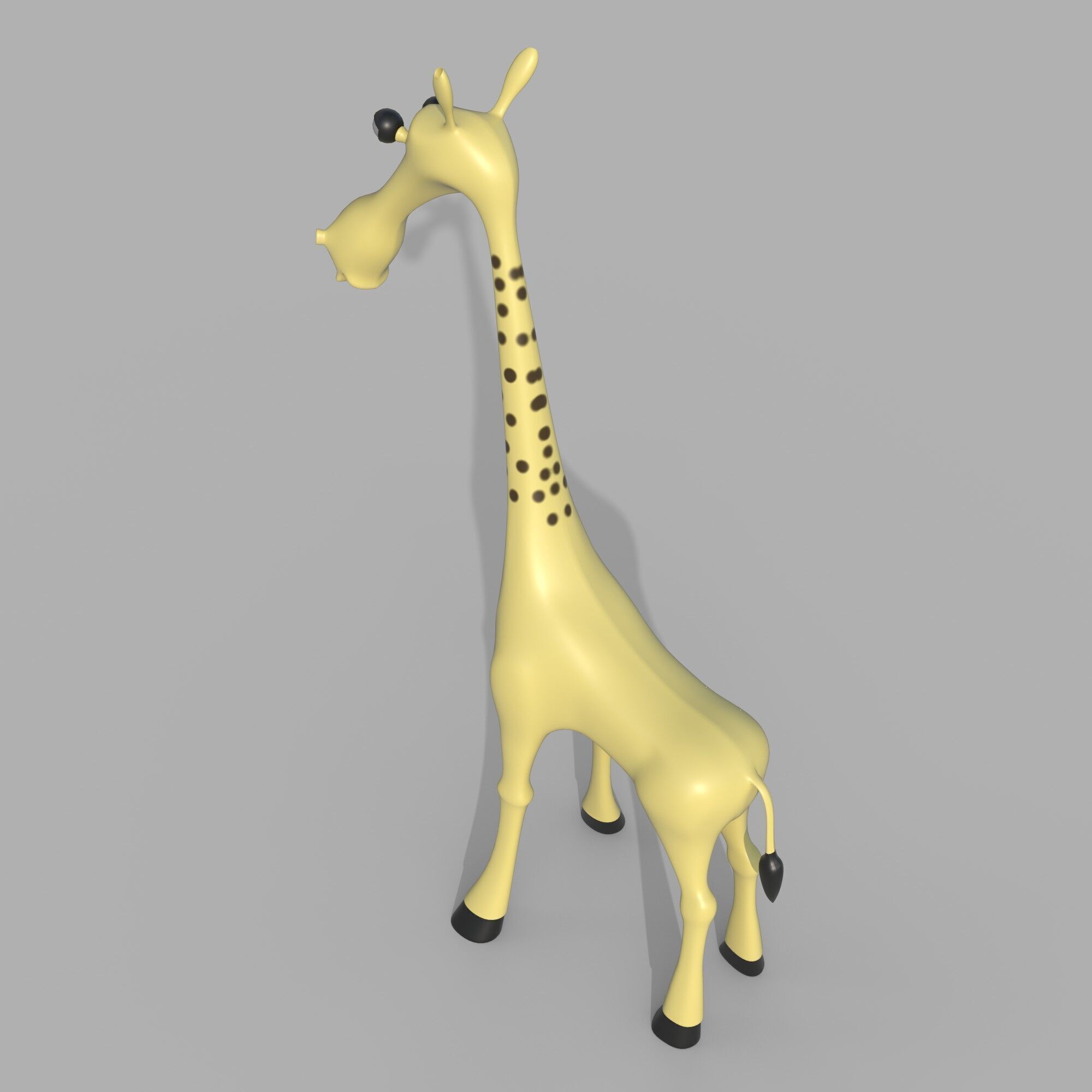 Giraffe Toy 3D model_2