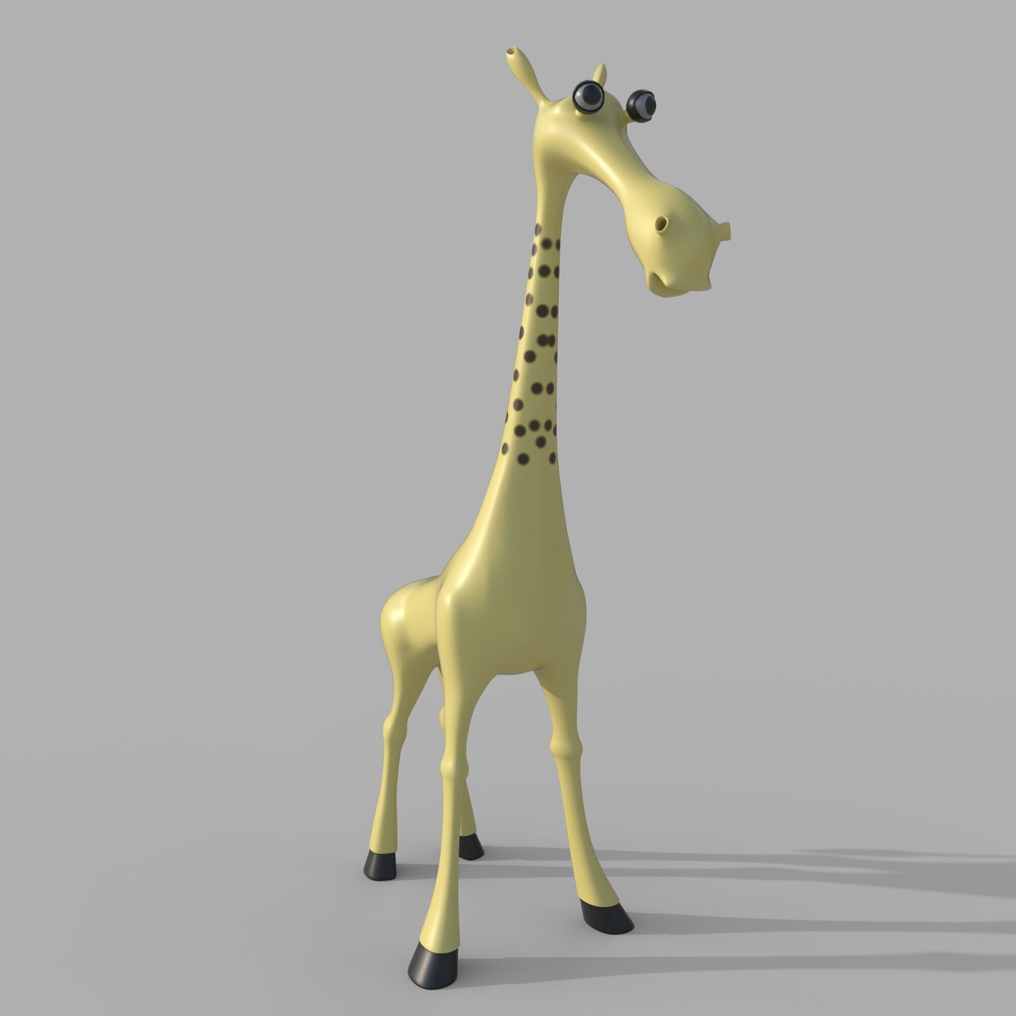 Giraffe Toy 3D model_4