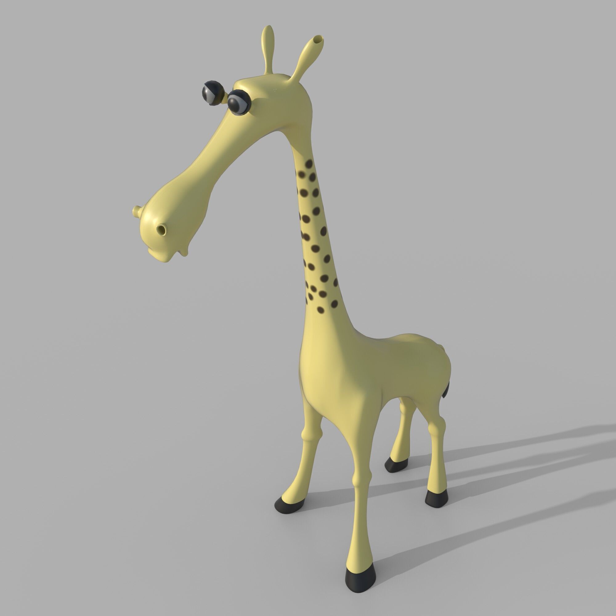 Giraffe Toy 3D model_1