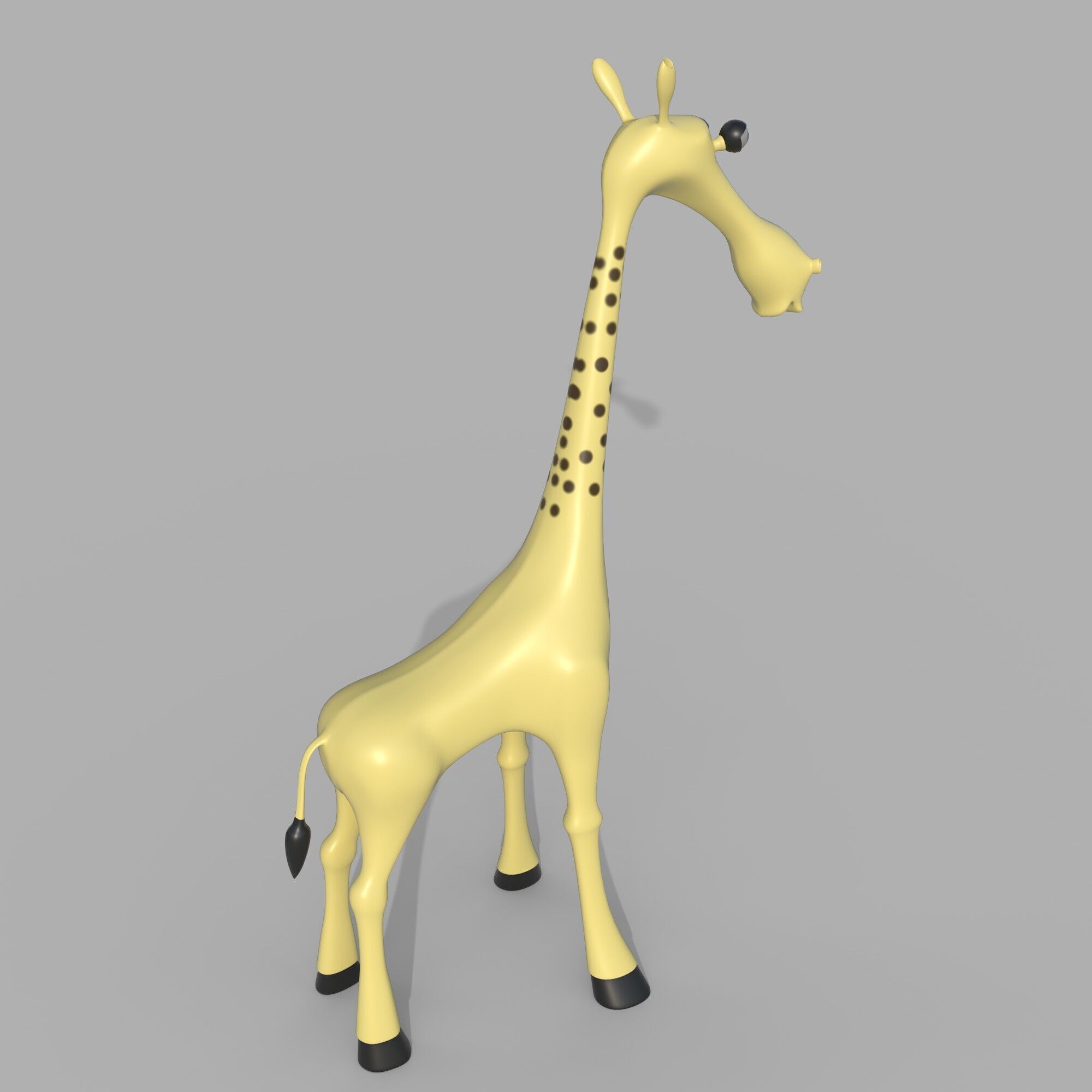 Giraffe Toy 3D model_3