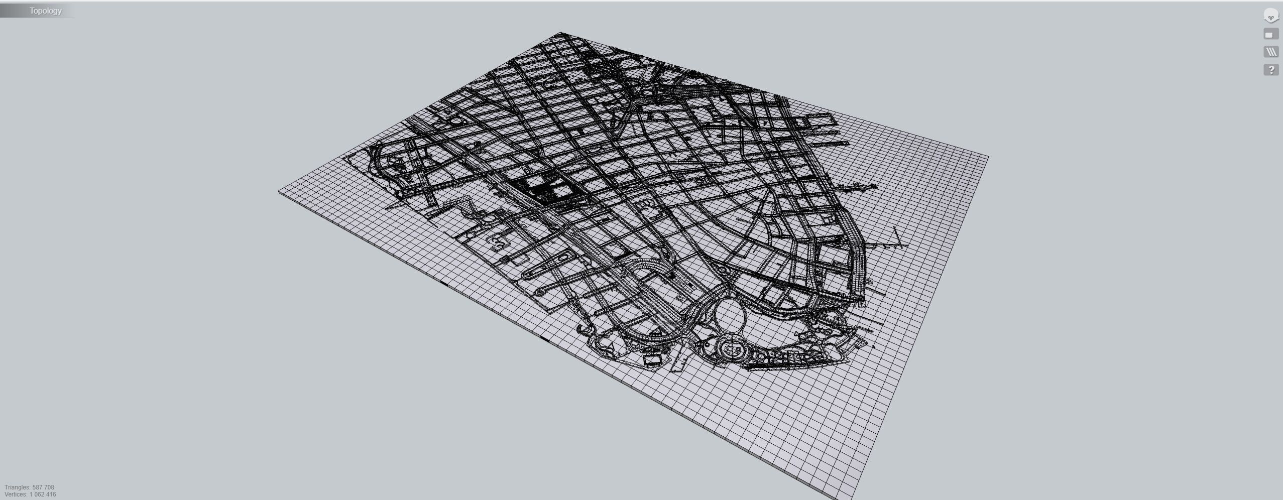 Cityscape New York USA fragment city Strets and roads  3D print model_14