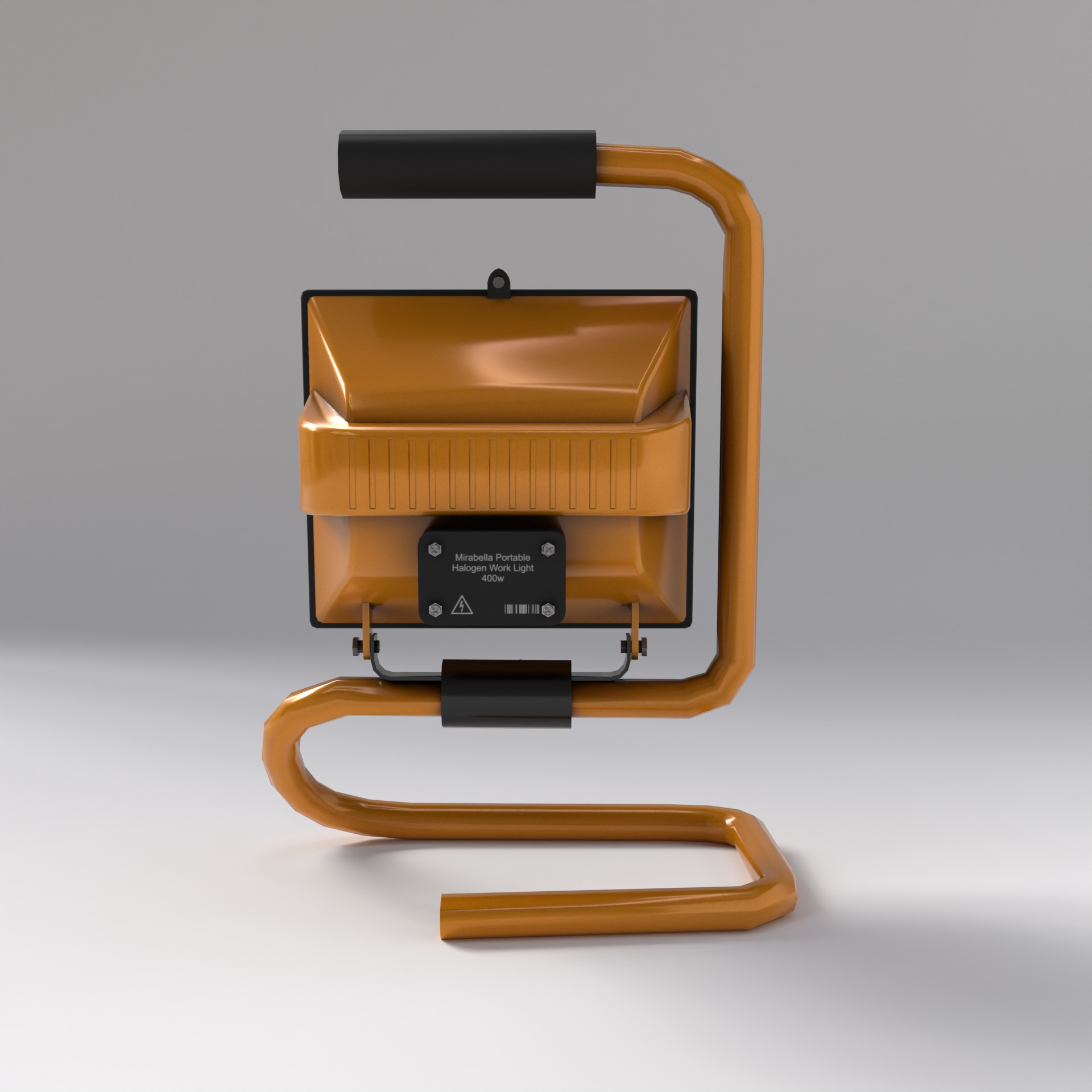 FloodLight Free low-poly 3D model_3