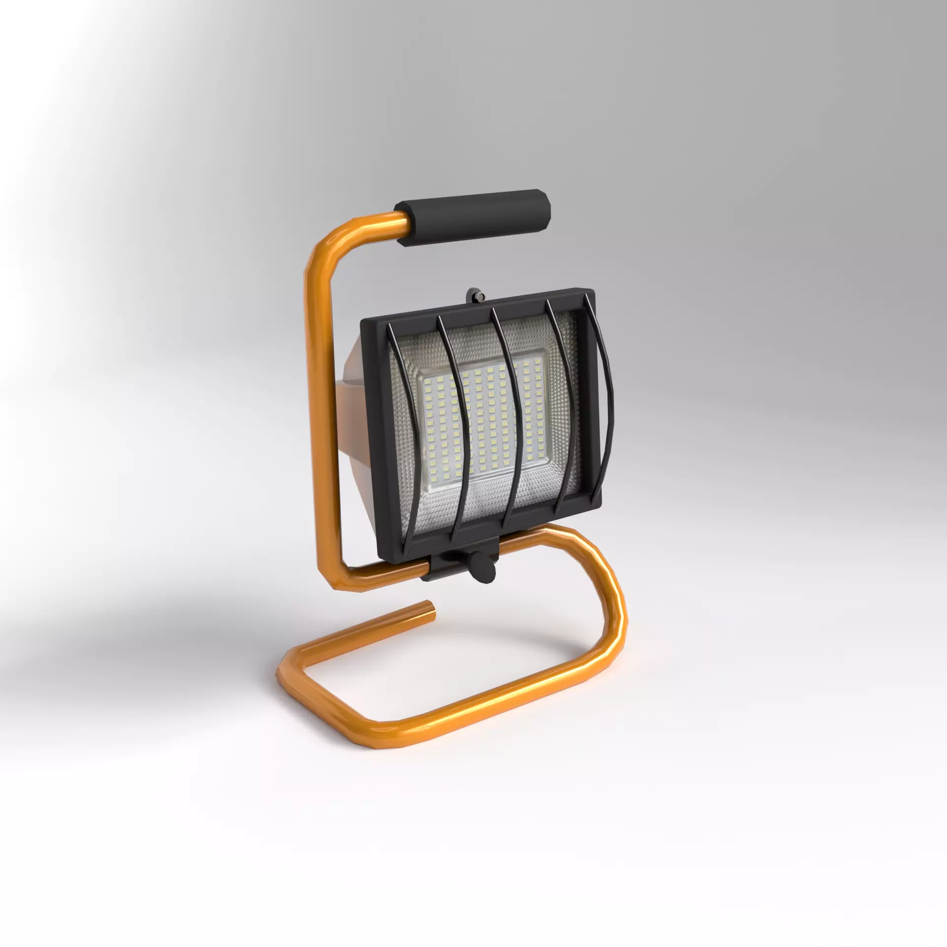 FloodLight Free low-poly 3D model_0