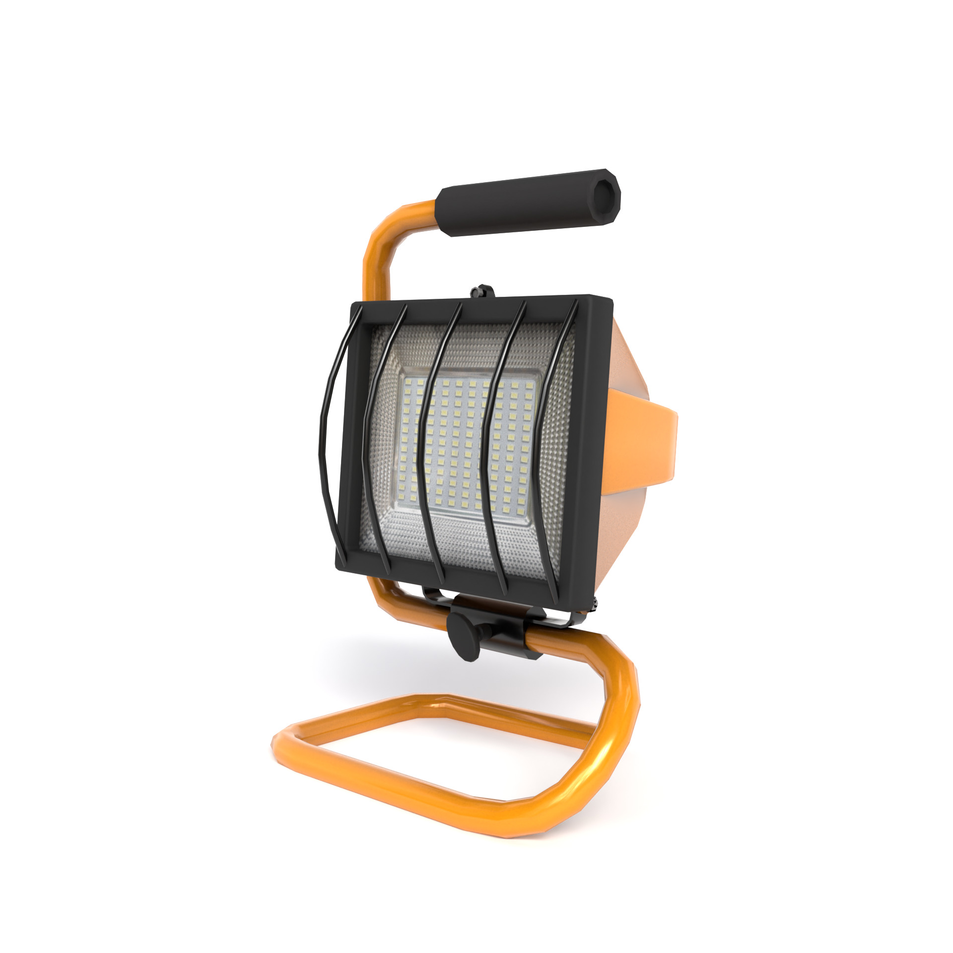 FloodLight Free low-poly 3D model_1