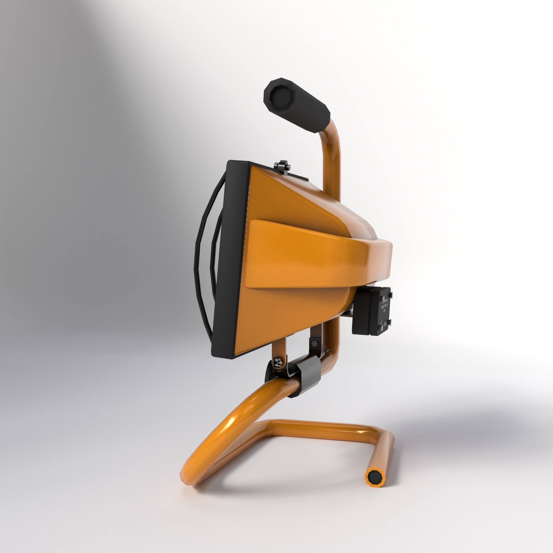 FloodLight Free low-poly 3D model_2