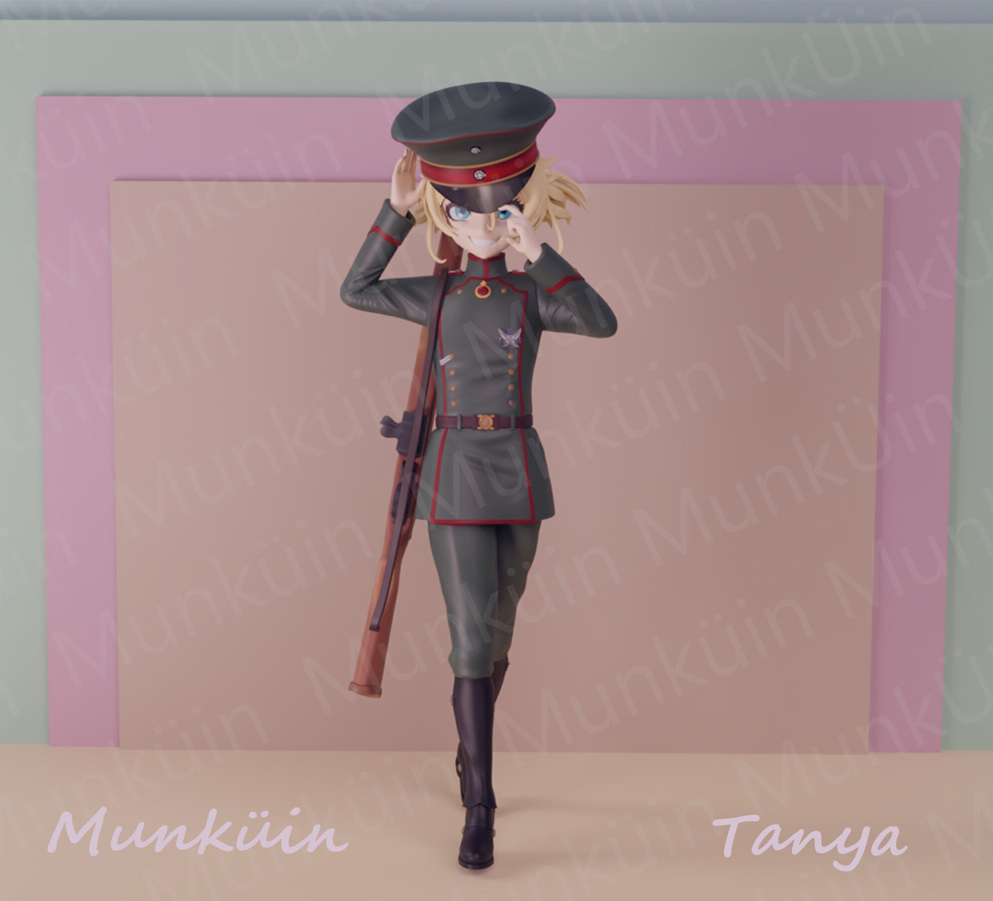 Tanya Fan art 3D print model_11