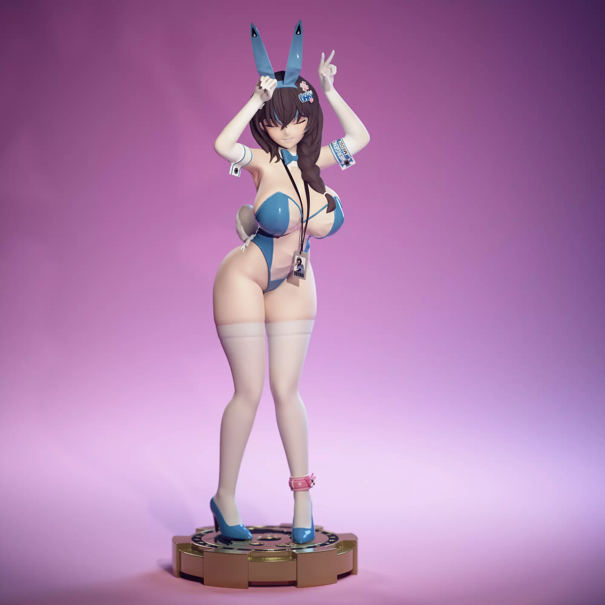 Mary Rabbit Costume - Nikke 3D print model_0