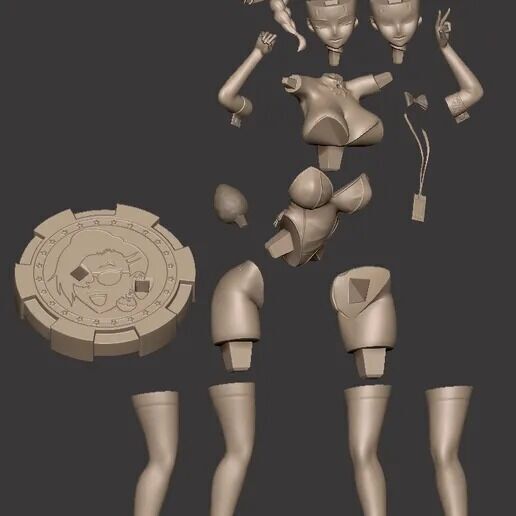 Mary Rabbit Costume - Nikke 3D print model_4