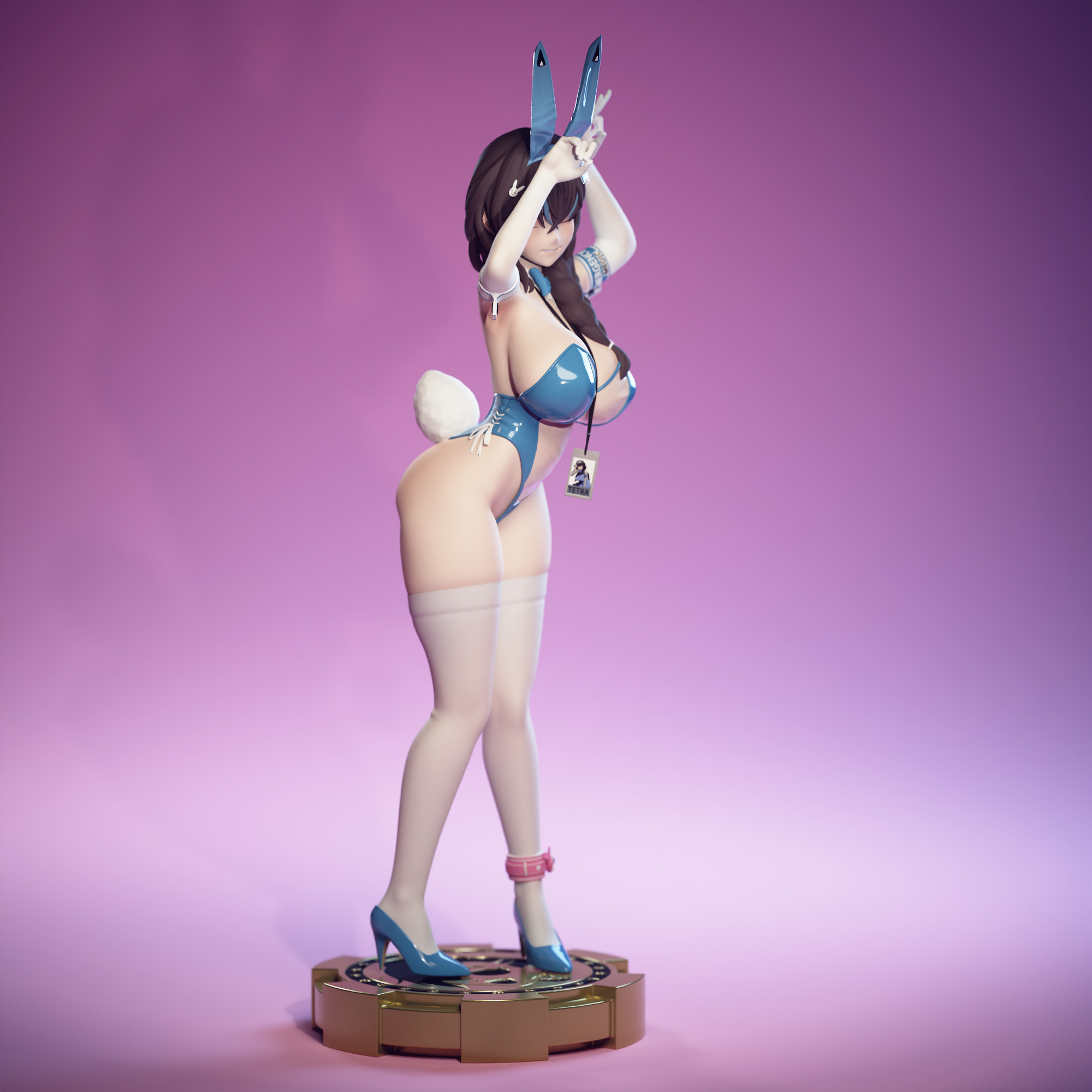 Mary Rabbit Costume - Nikke 3D print model_2