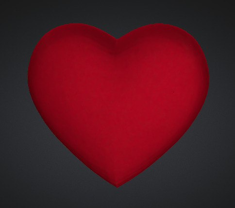 3D Heart Model Low-poly 3D model_1