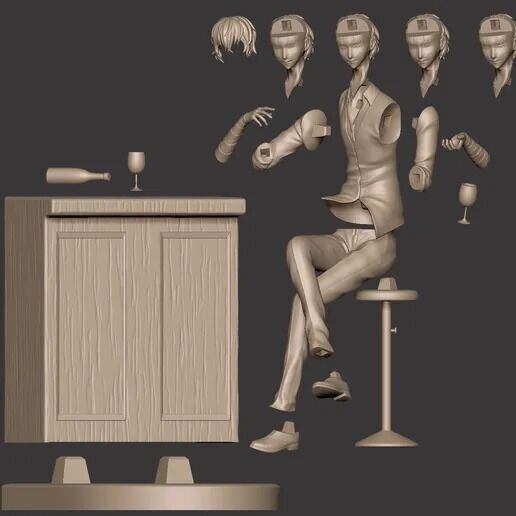 Osamu Dazai - Bungou Stray Dogs 3D print model_4