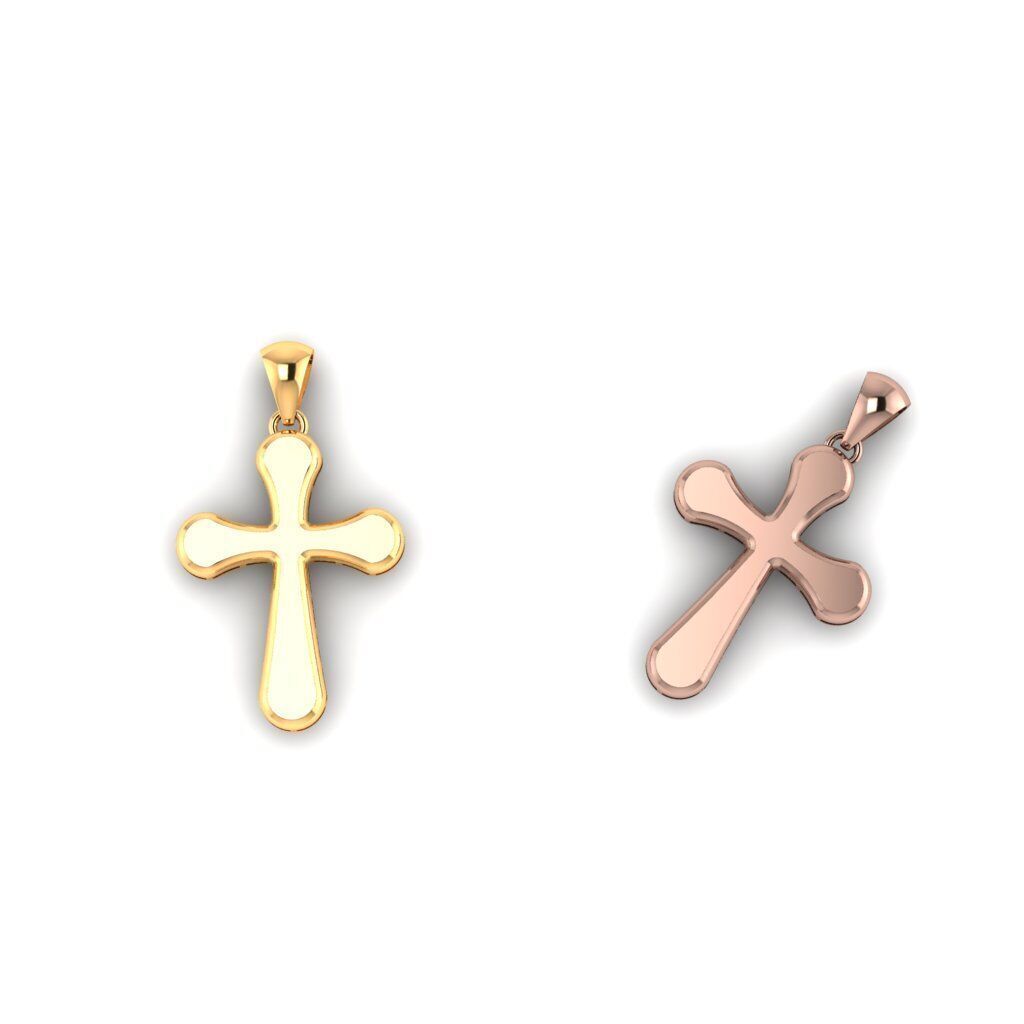 120 Cross Pendant 3d Model stl file  3D print model_88