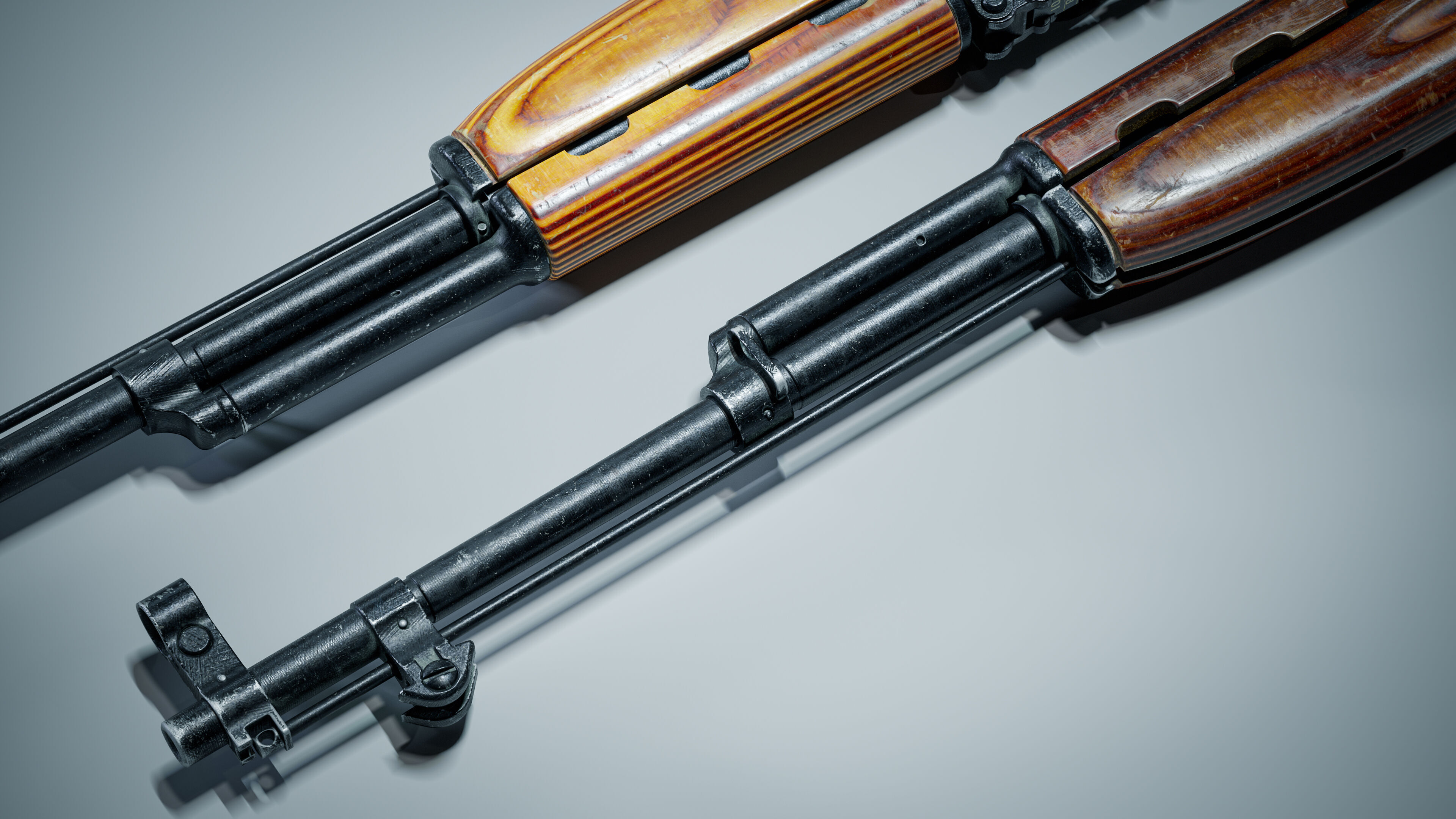 SKS Rifle - Realistic PBR Game Ready Model Low-poly 3D model_12