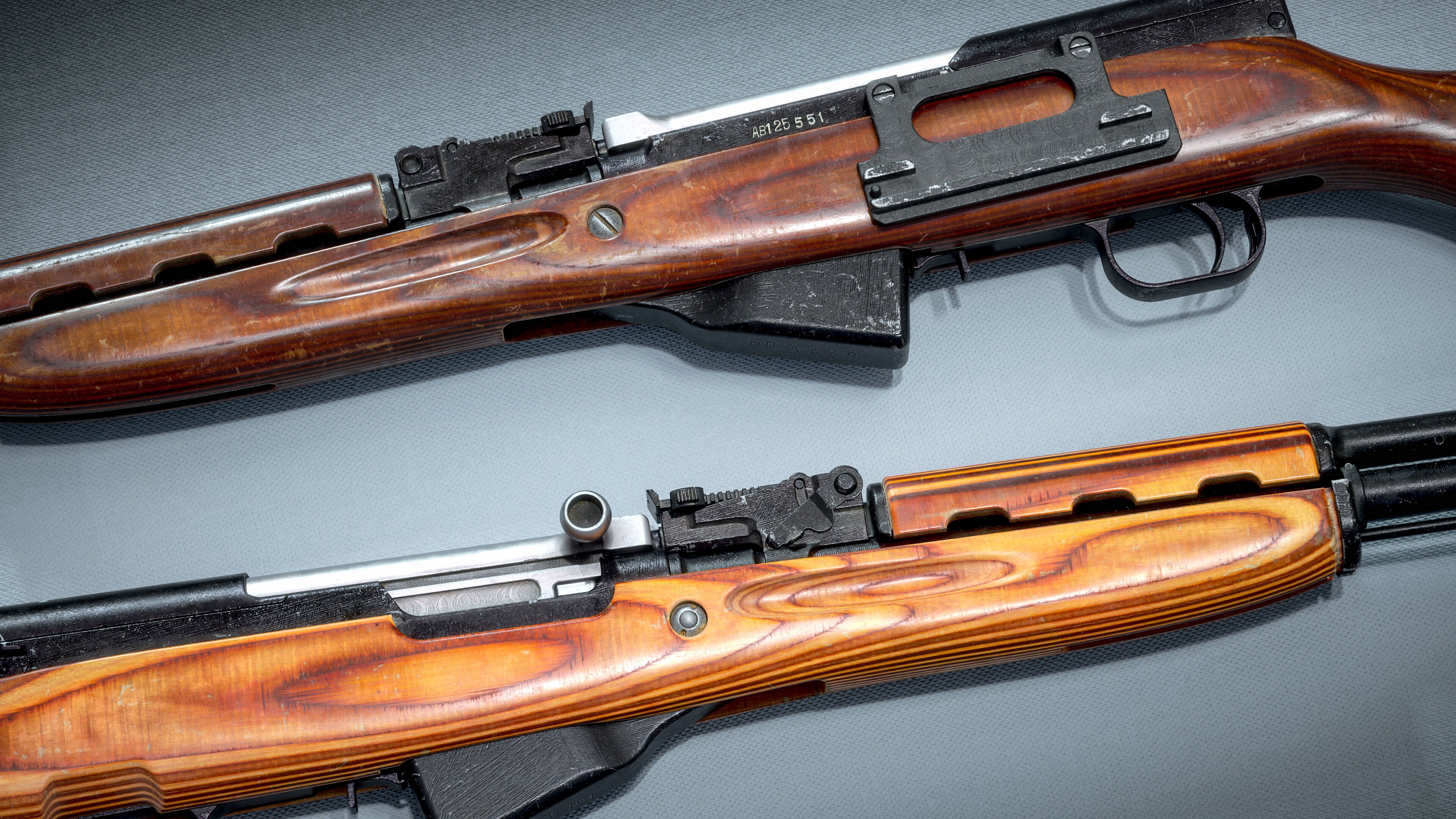 SKS Rifle - Realistic PBR Game Ready Model Low-poly 3D model_14