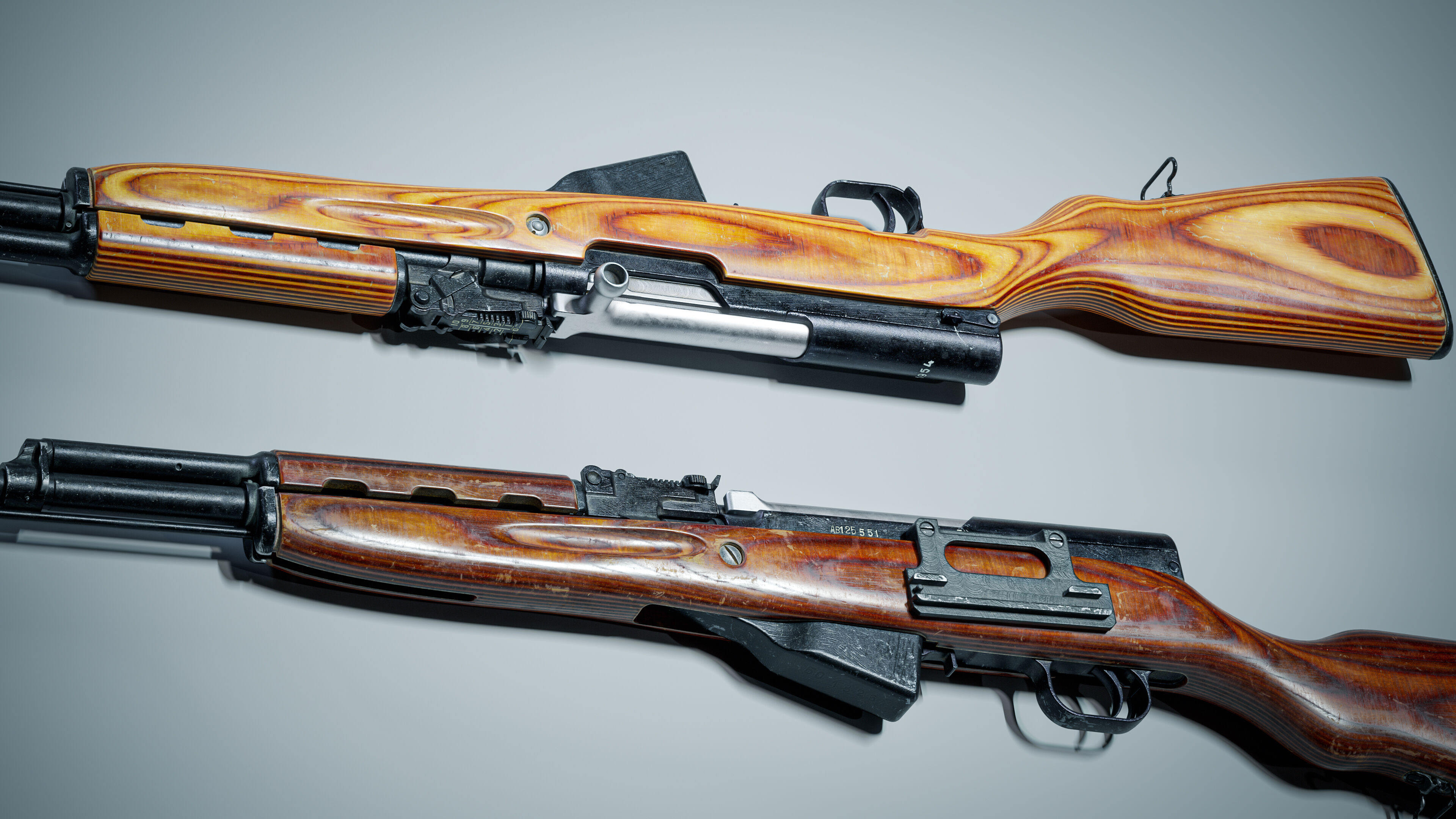 SKS Rifle - Realistic PBR Game Ready Model Low-poly 3D model_11