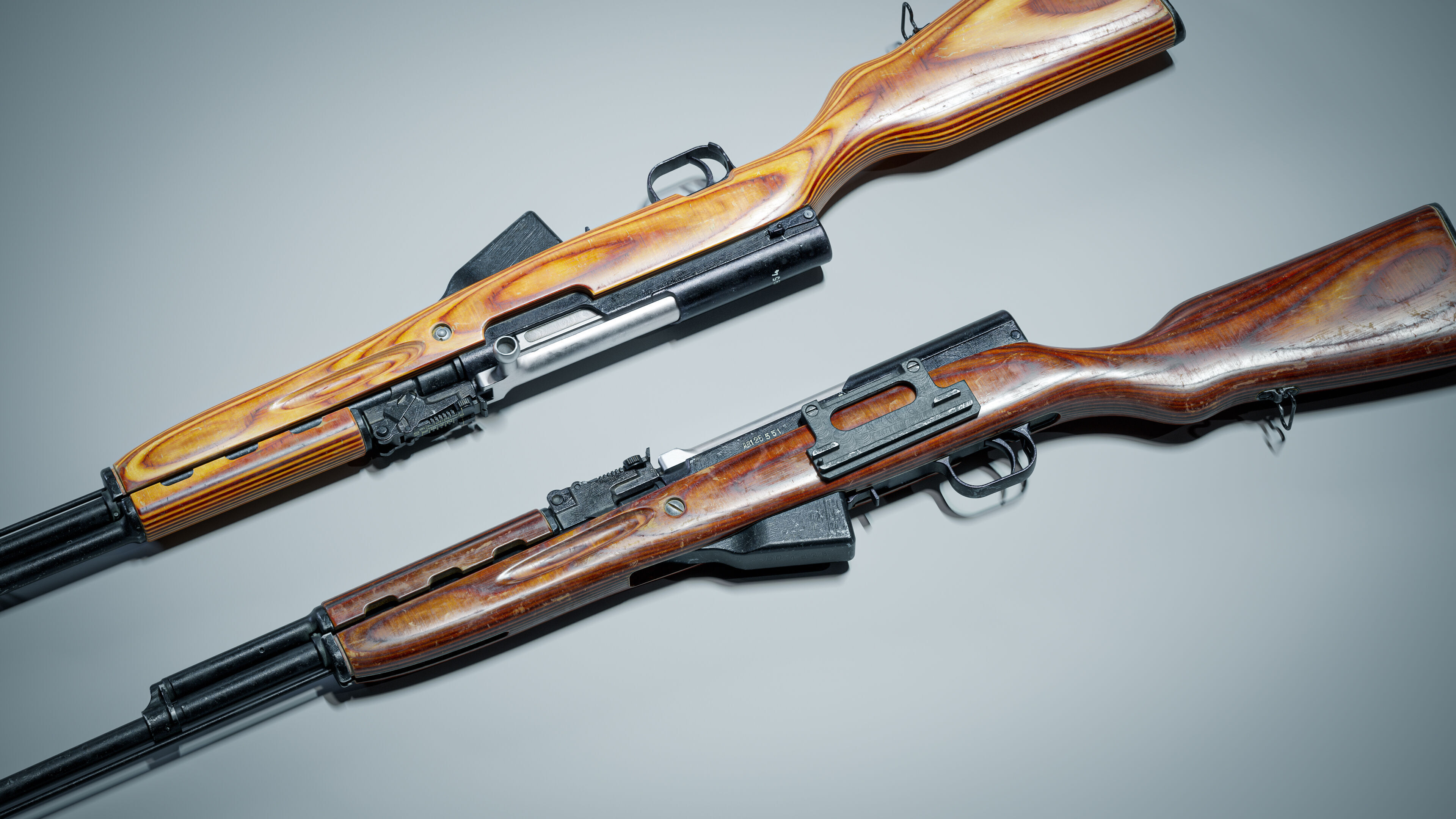 SKS Rifle - Realistic PBR Game Ready Model Low-poly 3D model_4