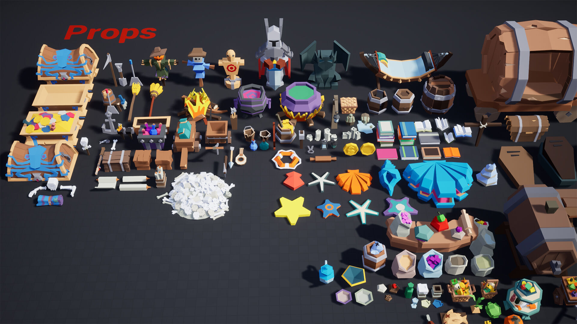 Stylized - Hyper Casual Pack - 01 Low-poly 3D model_7