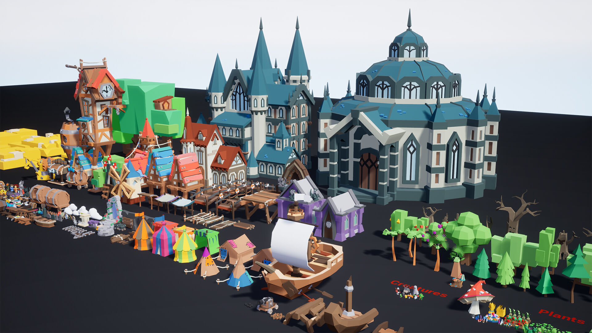 Stylized - Hyper Casual Pack - 01 Low-poly 3D model_6