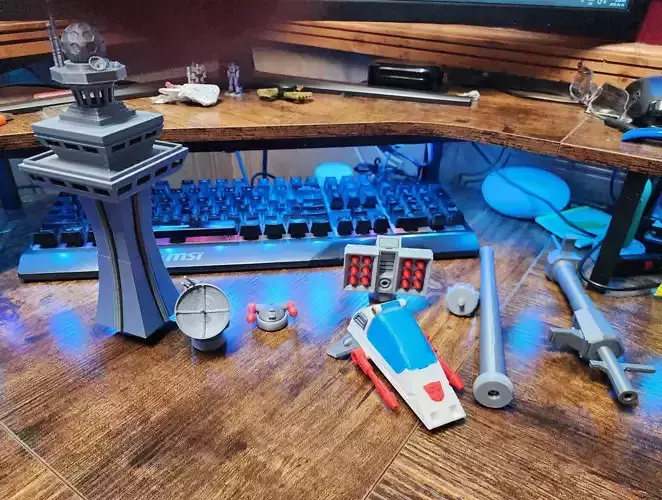 Accessories pack for Big city Robot 3D print model
