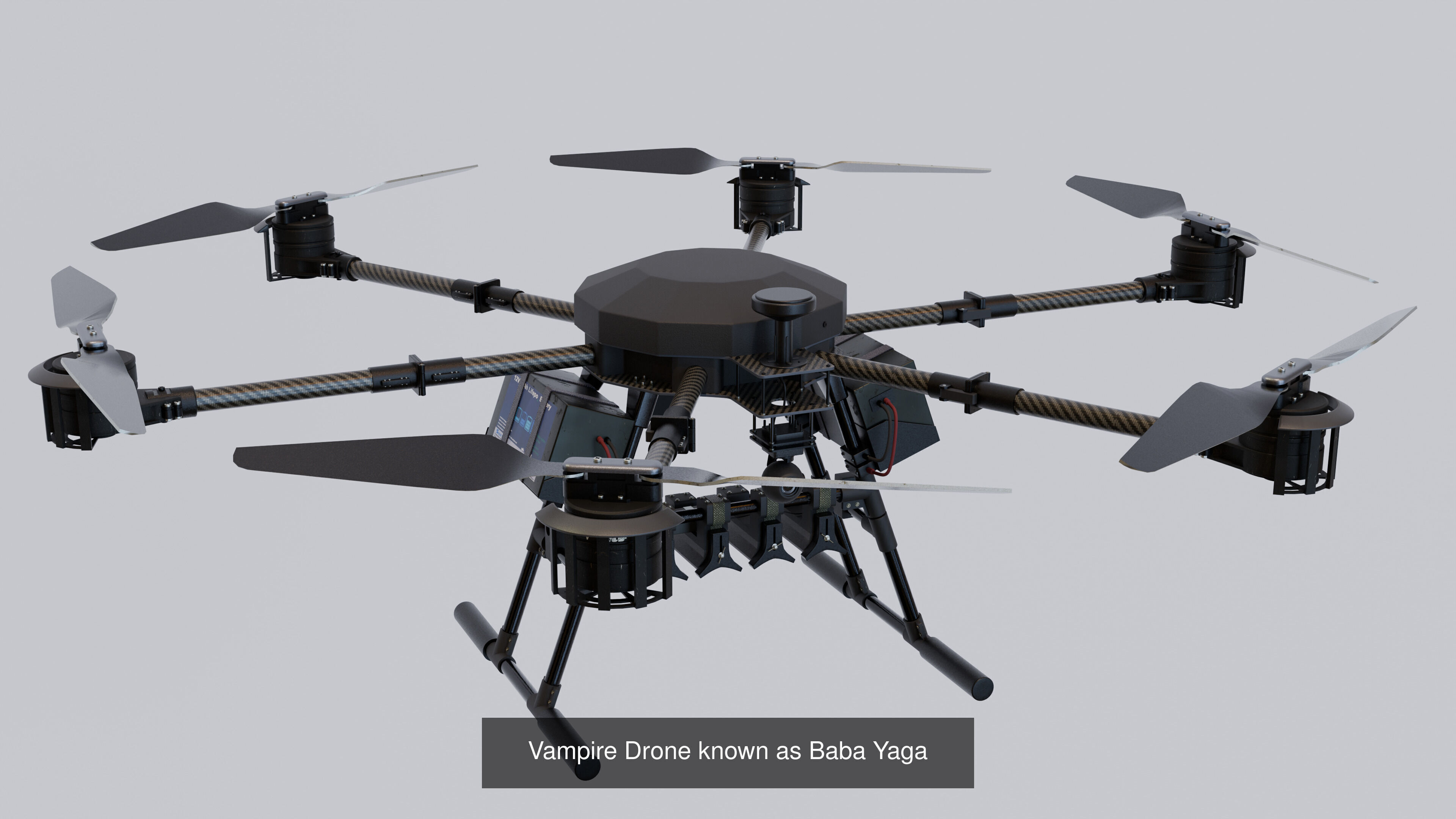 Military Drones with Munitions 3D Model Collection_2