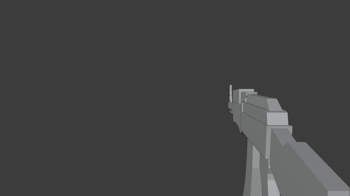 AK-47 Gun Low Poly For Video Games And VFX Free low-poly 3D model_1