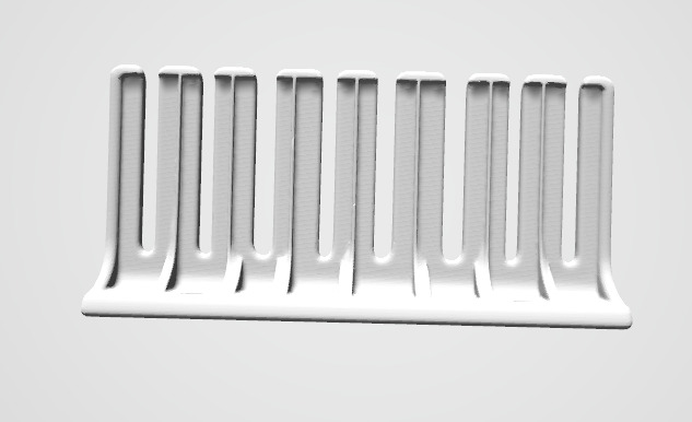 8 Cable Holder Multi Cord Organizer for Desk and Office 3D print model_1