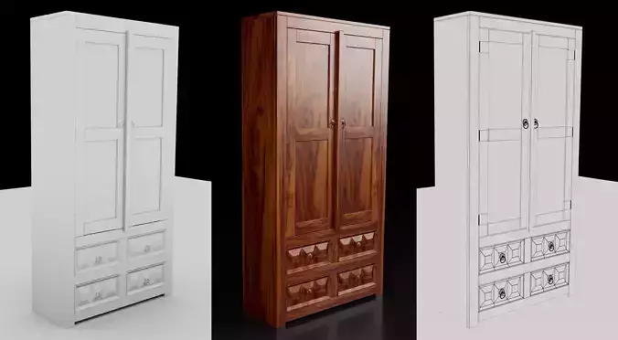 Wooden Cabinet 