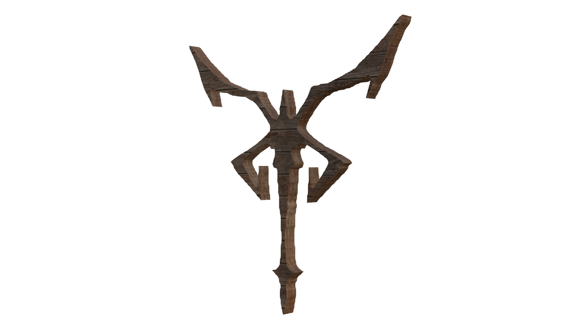 Los Illuminados Insignia Wooden Edition 3D model_8