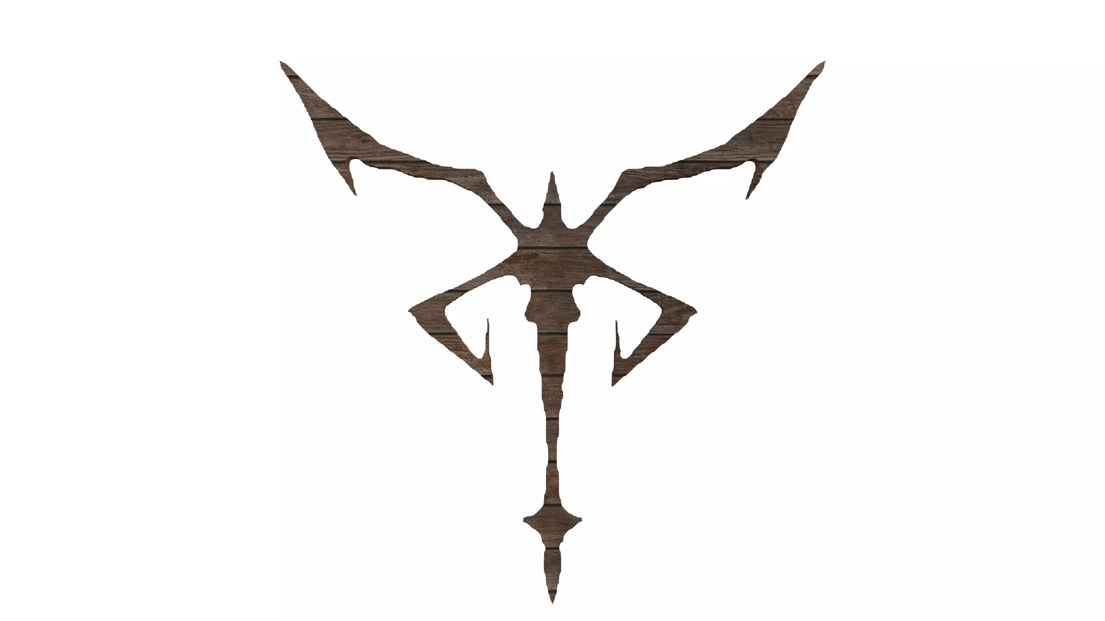 Los Illuminados Insignia Wooden Edition 3D model_0